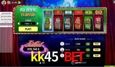 Descubra o Mundo do Cassino Online com kk45 bet